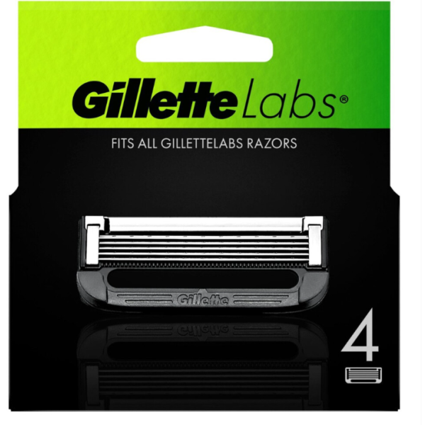 Gillette Labs Pisau Cukur Pengganti, 4 Pcs