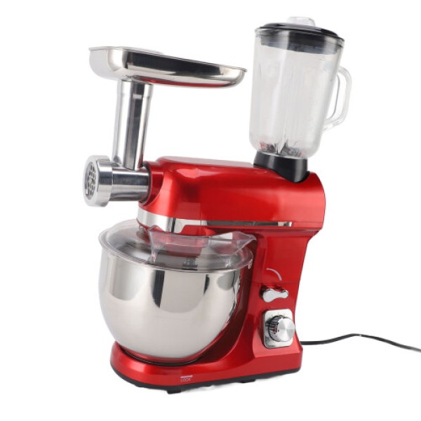 Mixer Stand Elektrik 3-in-1 500W Kapasitas 5L dengan 6 Kecepatan Colokan UK