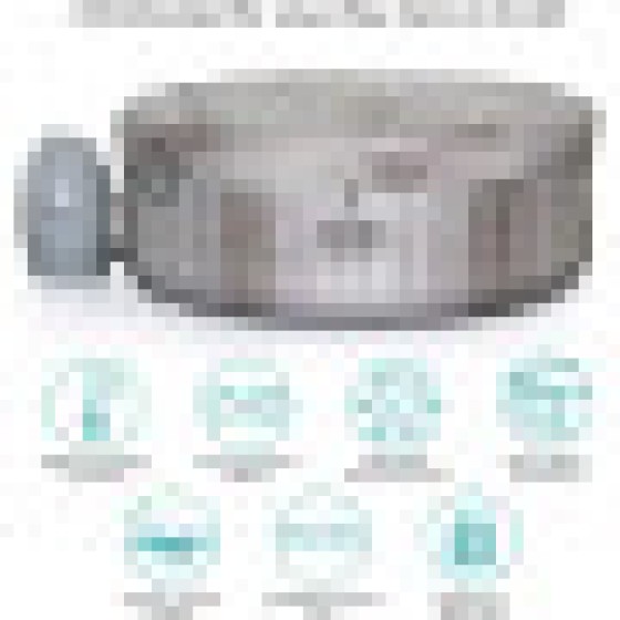 Bak Mandi Air Panas Lay-Z-Spa Cancun, Desain Rotan yang Elegan, Kolam Spa Tiup AirJet, untuk 2–4 Orang