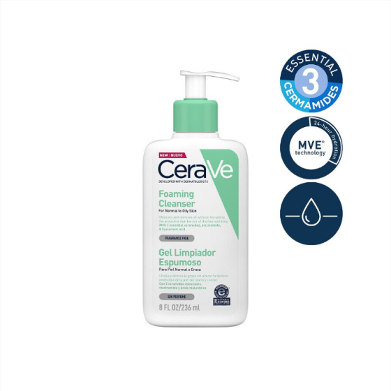 CeraVe Pembersih Wajah Foam 236ml