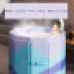 大人用折りたたみバスタブ、延長・拡張、サラウンド温度ロック、安定したサポート、屋内使用