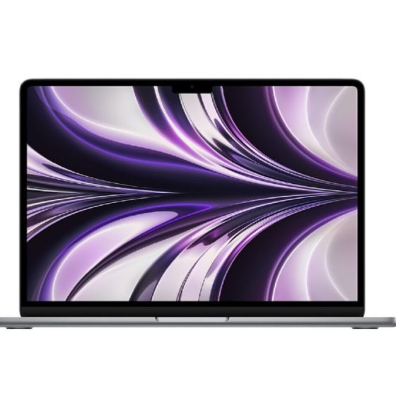 New Apple 13 inci MacBook Air M2, 8-Core CPU, 8-Core GPU, 256GB Penyimpanan – Space Gray