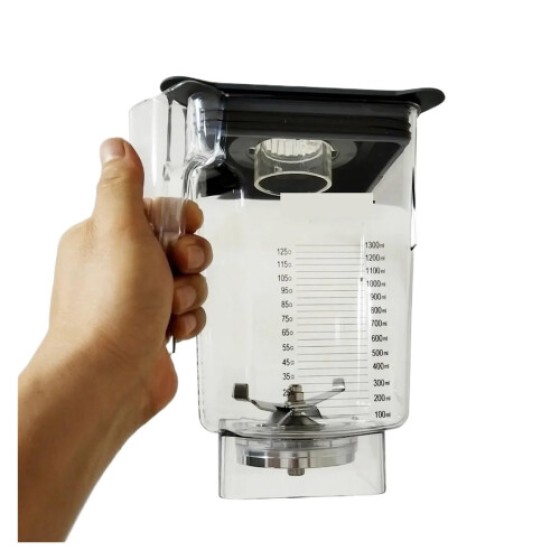 Gelas Blender, Gelas Blender, Kompatibel dengan Blendtec Qseries825, Aksesori untuk Mesin Smoothie Komersial, Suku Cadang Pengganti