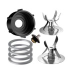 Kepala Pengganti Logam untuk Juicer - Set 8 Buah Kompatibel dengan Berbagai Model, Perlengkapan Dapur Stainless Steel Tahan Lama