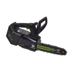 Greenworks 40V GD40TCS Gergaji Rantai Tanpa Kabel Brushless Tangan Tunggal – 25,4 cm (Baterai & Charger Tidak Termasuk)