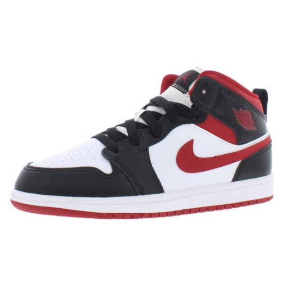 Jordan Preschool 1 Mid PS 640734 095 Deep Iris - 1.5Y Size White/University Red-Black