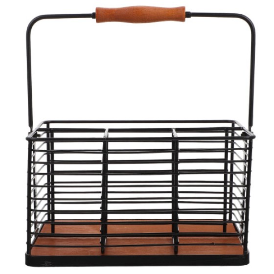 Black Storage Rack, 1 Set