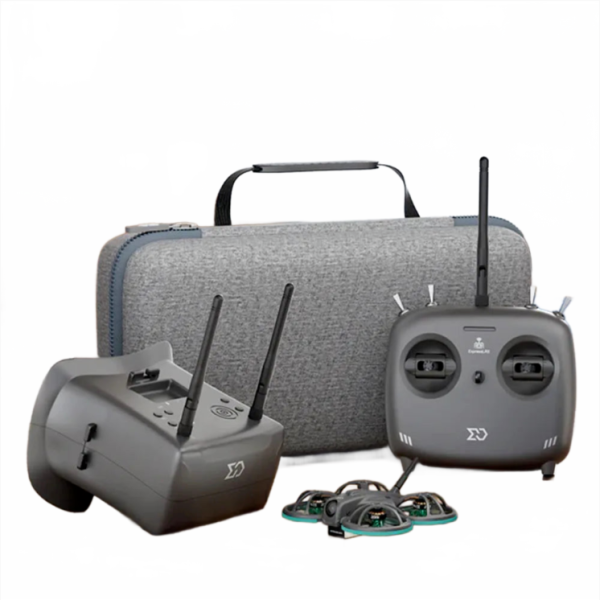 Whoopfly16 RTF Combo: Drone FPV Analog Sub250 dengan Remote ELRS 2.4G, Kacamata 01, Baterai 530mAh 90C 1S & Charger