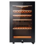 Haier Wine Bank 50 シリーズ 5 自立型ワインクーラー、49本収納、シングルゾーン