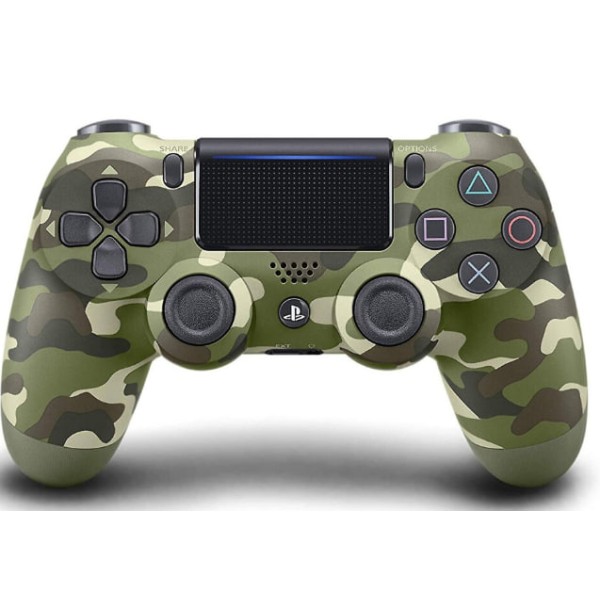 ソニー DualShock 4 コントローラー - グリーンカモフラージュ | 公式 PlayStation PS4 コントローラー