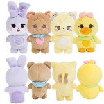 (20cm 4PCS) 20cm Hitam Dan Merah Muda Kpop Boneka Mewah Jisoo Jennie Rose Lisa World Tour Bornpink Liontin Mainan Mewah Boneka Bantal Untuk Hadiah Penggemar