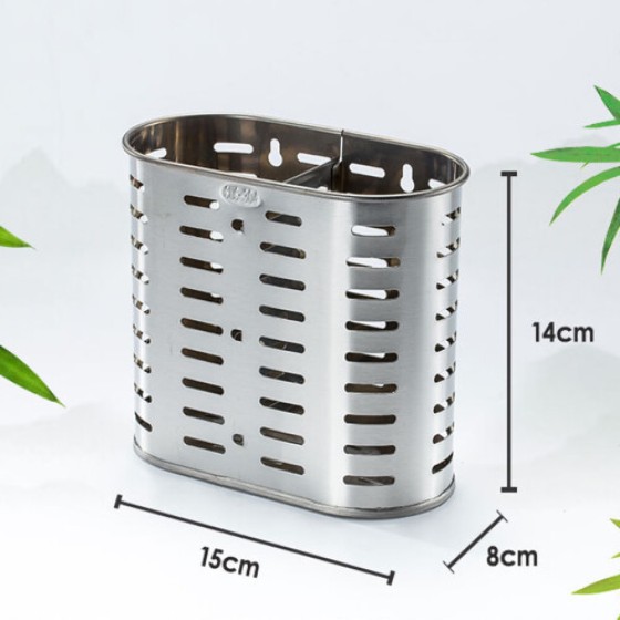 Qumonin Stainless Steel Utensil Rack with Hooks