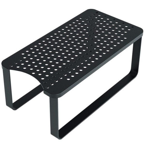 水フィルタースタンド / ウォーターサーバー用冷水ラック（黒金属）