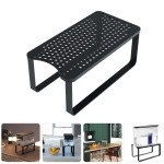 水フィルタースタンド / ウォーターサーバー用冷水ラック（黒金属）