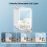 (8L) Cermin LED Kulkas Mini Kotak Es Portabel 4/8/10L UK