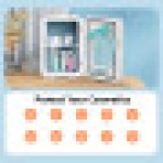 (8L) Cermin LED Kulkas Mini Kotak Es Portabel 4/8/10L UK