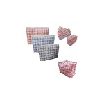 KAV 10 kantong cucian yang dapat digunakan kembali - Ukuran besar hingga ekstra besar, dengan ritsleting, kokoh dan tahan lama, cocok untuk penyimpanan belanja (63 x 58 x 22 cm)