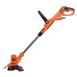 BLACK+DECKER 電動ストリマー 450W, 24V, コード式, 自動シングルライン供給, 刈幅 25cm, BESTA525-GB