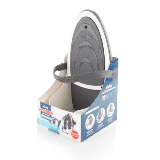 Minky VH80900108 Dudukan Setrika Anti Selip Kuat dengan Strip Pengaman, Abu-abu, Satu Ukuran Cocok untuk Semua