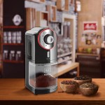 Melitta Molino コーヒーグラインダー 1019-01 電動コーヒーグラインダー フラットグラインディングディスク ブラック/レッド