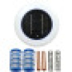 Penyaring Air Tenaga Surya, Penyaring Kolam Ion Tembaga-Perak, Kit Penyaring Kolam Tenaga Surya Mini, Perangkat Pembersih Kolam Terapung