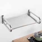 重型マイクロウェーブオーブン棚 - 壁掛け式収納ラック