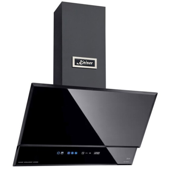 Kaiser Avantgarde Pro 70cm Black Chimney Cooker Hood AT 7410 F Eco – Perimeter Suction, LCD Touch, 3 Kecepatan, Penyerap/Penghisap Bau