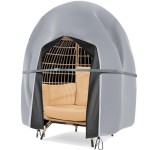 Penutup Kursi Telur Teras Ganda, Penutup Kursi Telur Rotan untuk Perabot Luar Ruangan