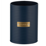 マットブルーの食器収納ラック - キッチン収納ボックス