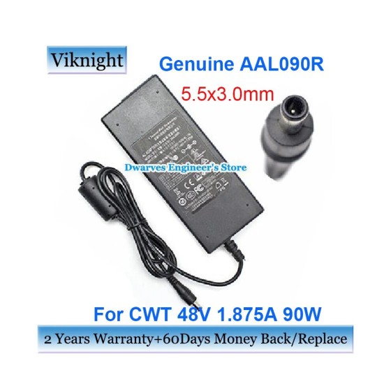 Adaptor Daya Asli CWT 2AAL090R 48V 1.875A 90W Charger Catu Daya
