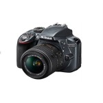 Nikon D3300 + Kit SLR AF-P 18-55mm, sensor CMOS 24,2MP - Hitam