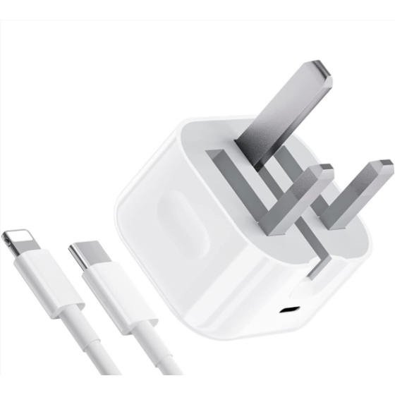 Charger Cepat iPhone, 20W PD 3.0 USB C Plug Charger Cepat dengan Kabel USB C 1M untuk Pengisian Cepat, Kabel Charger Cepat iPhone