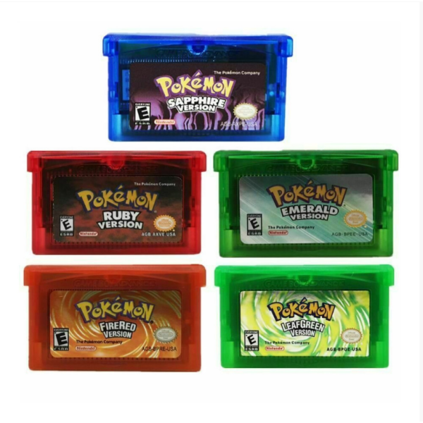 (5 in 1 Set) NINTENDO Pokémon Ruby Games GBA Game Boy Advance