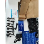 MOSKYAUDIO Catu Daya 9 Saluran 8 DC + 1 USB, Biru, Ukuran Kompak