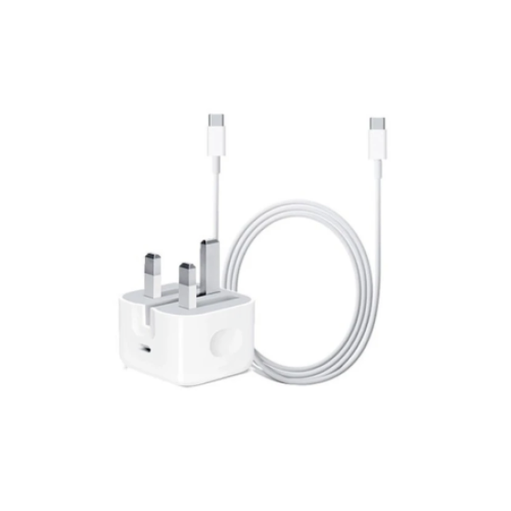 Charger Cepat Resmi Apple iPhone 15 20W dan Kabel