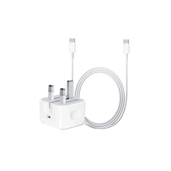 Charger Cepat Resmi Apple iPhone 15 20W dan Kabel