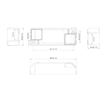 Driver LED Dapat Diredupkan 0-10V 300mA, Transformator Pencahayaan, Catu Daya 12W