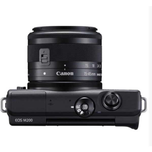 CANON EOS M200 Black KIT EF-M 15-45mm F3.5-6.3 IS STM Black
