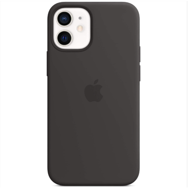 Apple iPhone 12 mini Silicone Case with MagSafe - Black
