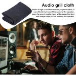 3-inch Speaker Grille Cloth, Acoustic Dust-Proof Fabric, Soft Protective Material, Suitable for Home Theater and Engineering Projects
