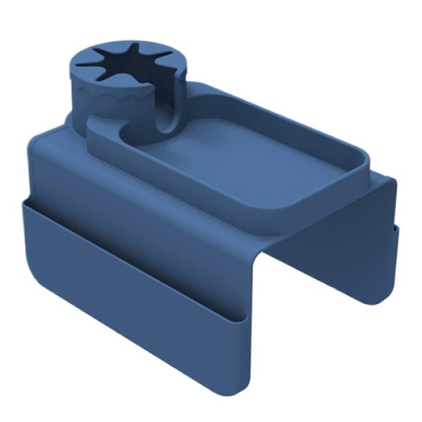 Baki sandaran tangan sofa silikon dengan desain anti selip | Tempat minuman anti tumpah dengan kantong samping untuk camilan dan ponsel