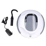 (Seperti terlihat pada gambar, satu ukuran) Penyedot debu kolam renang nirkabel, tingkat kedap air IPX8, alat pembersih kolam renang otomatis dengan parkir pintar, 100-240V, steker standar AS