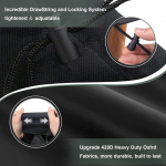 RICHIE ガーデン家具カバー 防水 テーブルカバー 242x162x90cm ブラック