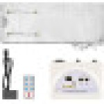 Heim Sauna Spa Selimut Sauna Pemanas untuk Pengurangan Berat Badan, Selimut Sauna 2-Zona Digital untuk Wanita, Perak, Ukuran 1 UK