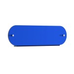 Rak koran, rak majalah, rak brosur dinding akrilik, tersedia dalam warna biru, oranye, transparan, dan hitam, 100 cm, cocok untuk kamar mandi, kantor, RV, dan tempat lainnya.