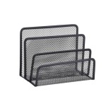 Pengatur dokumen kertas, 2 pak, pengatur desktop 3 tingkat, cocok untuk meja kantor, sistem pengarsipan dokumen kertas yang tahan lama.