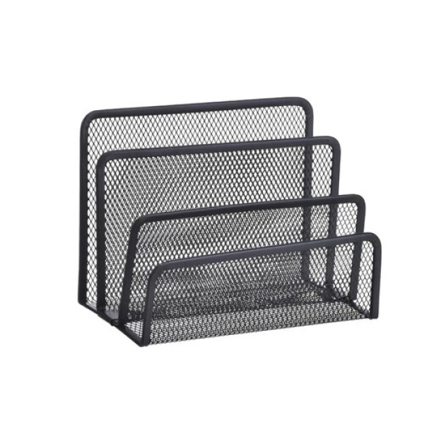 Pengatur dokumen kertas, 2 pak, pengatur desktop 3 tingkat, cocok untuk meja kantor, sistem pengarsipan dokumen kertas yang tahan lama.