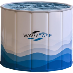 新型アップグレード成人用ポータブルバスタブ（80*66 cm）- 折りたたみ式冷水バスタブ - 折りたたみ式浸漬バスタブ