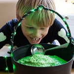 Lights4fun 6 x 20 LED Wire Micro Fairy Lights Green Battery Operated