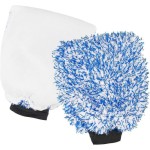 2024 Pack of 4 Microfiber Cleaning Gloves, Professional Sponge Gloves for Washing